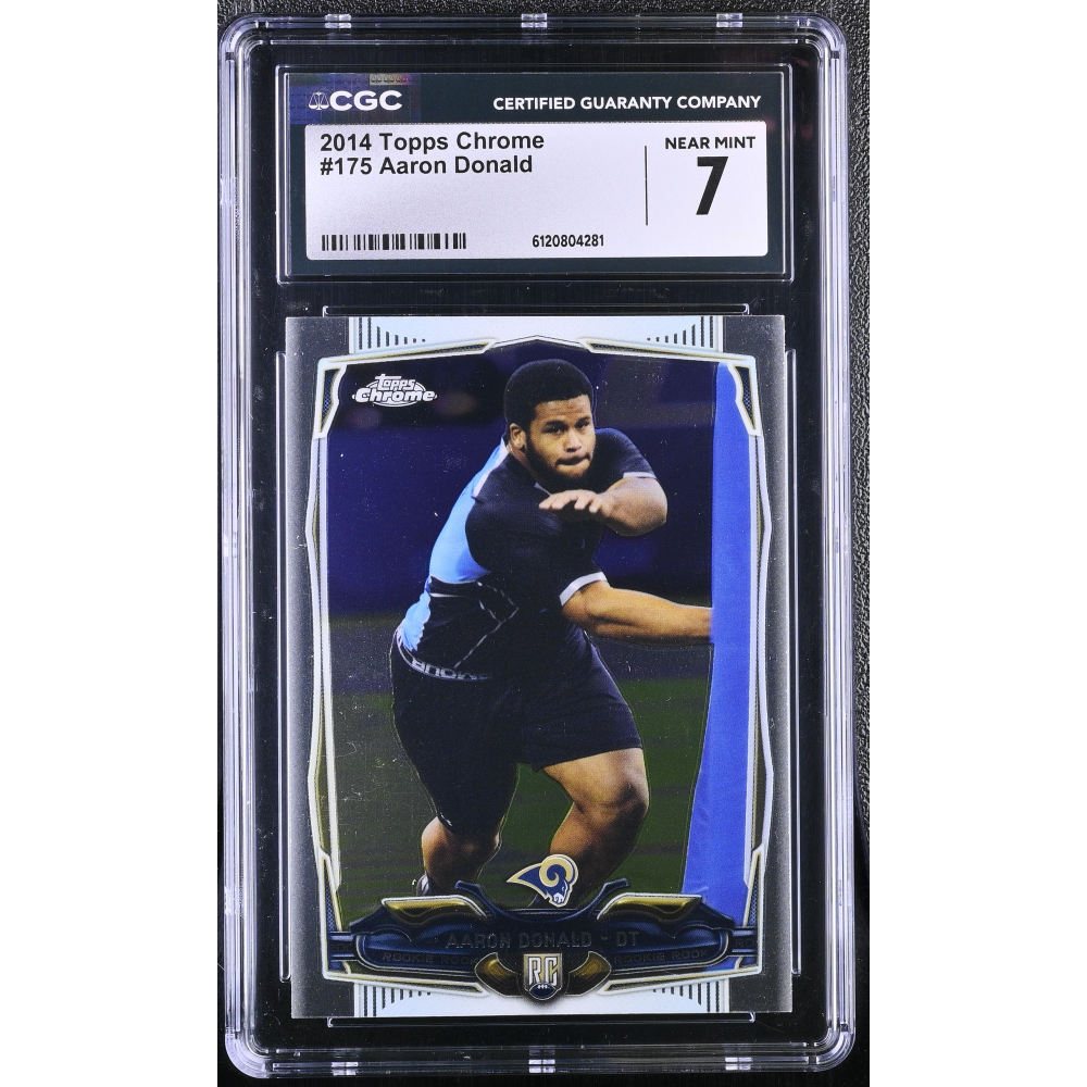 Aaron Donald 2014 Topps Chrome #175 (CGC 7) at PristineAuction.com