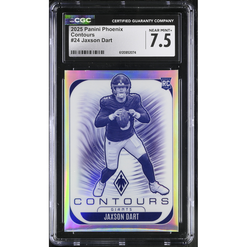 Jaxson Dart 2025 Panini Phoenix Contours #24 (CGC 7.5) at PristineAuction.com
