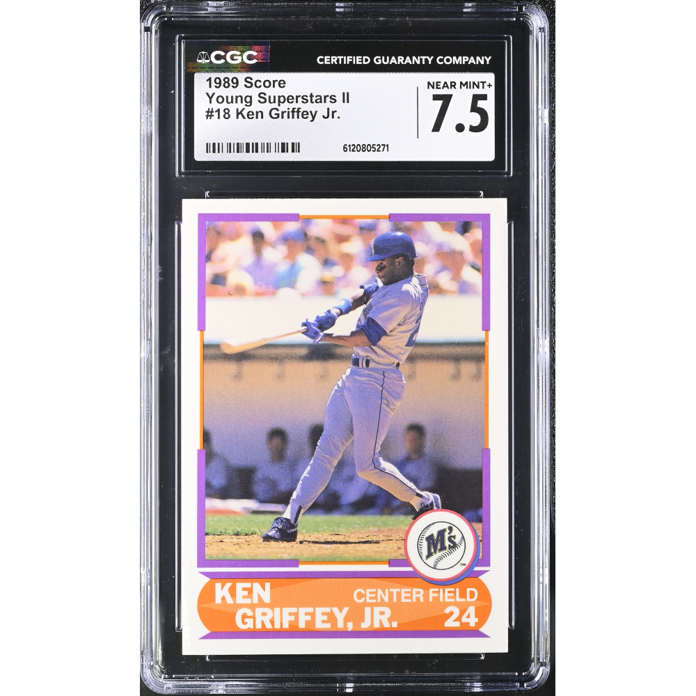 Ken Griffey Jr. 1989 Score Young Superstars II #18 (CGC 7.5) at PristineAuction.com