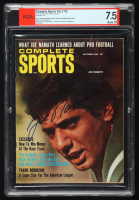 Joe Namath Signed September 1966 "Sports Illustrated" Magazine (PSA 7.5 | Autograph Graded 10) at PristineAuction.com