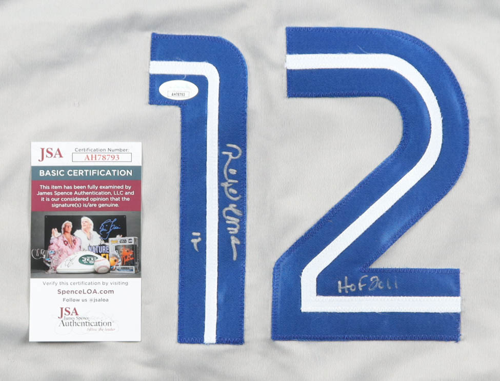 Roberto Alomar Signed Jersey Inscribed "HOF 2011" (JSA) at PristineAuction.com Roberto Alomar Signed Jersey Inscribed "HOF 2011" (JSA) at PristineAuction.com