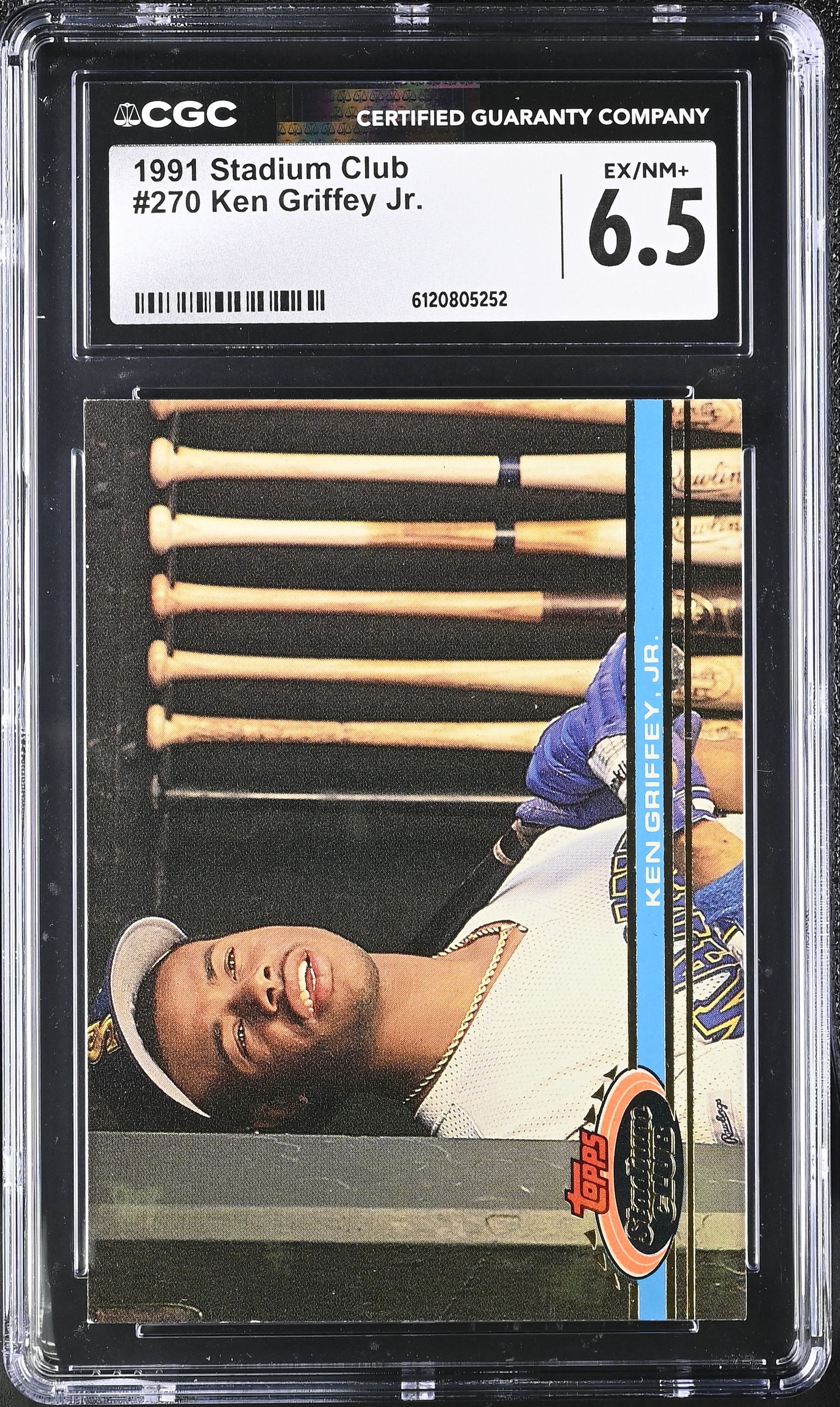 Ken Griffey Jr. 1991 Stadium Club #270 (CGC 6.5) at PristineAuction.com Ken Griffey Jr. 1991 Stadium Club #270 (CGC 6.5) at PristineAuction.com