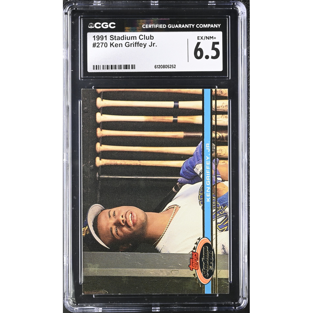 Ken Griffey Jr. 1991 Stadium Club #270 (CGC 6.5) at PristineAuction.com