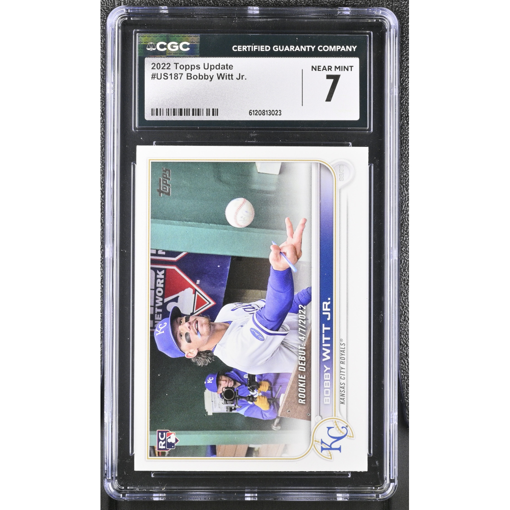Bobby Witt Jr. 2022 Topps Update #US187 (CGC 7) at PristineAuction.com