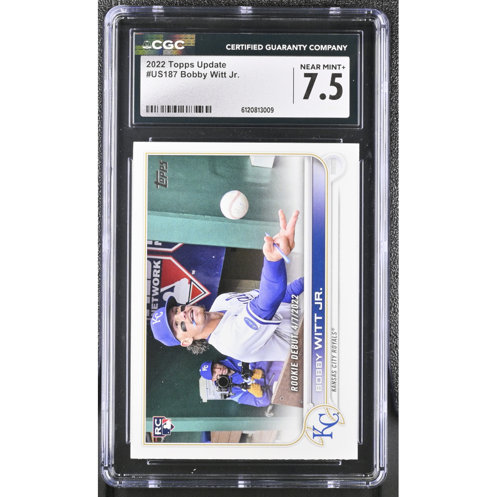 Bobby Witt Jr. 2022 Topps Update #US187 (CGC 7.5) at PristineAuction.com