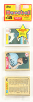 1987 Topps Baseball Picture Cards Rack Pack with (49) Cards at PristineAuction.com