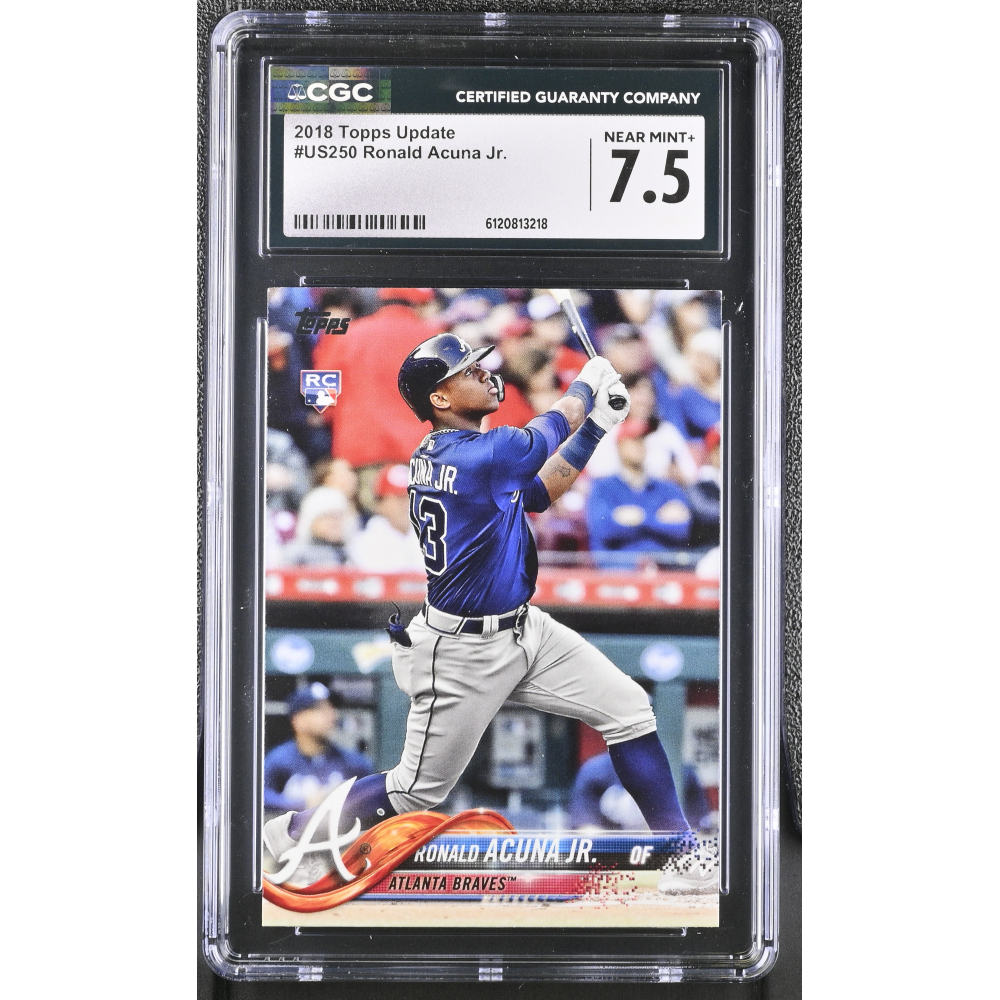 Ronald Acuna Jr. 2018 Topps Update #US250 RC (CGC 7.5) at PristineAuction.com