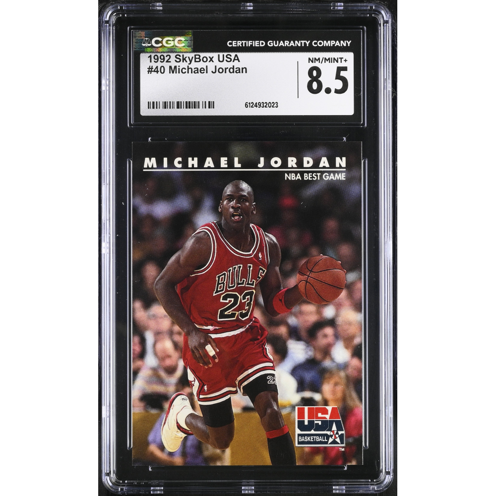 Michael Jordan 1992 SkyBox USA NBA Best Game #40 (CGC 8.5) at PristineAuction.com