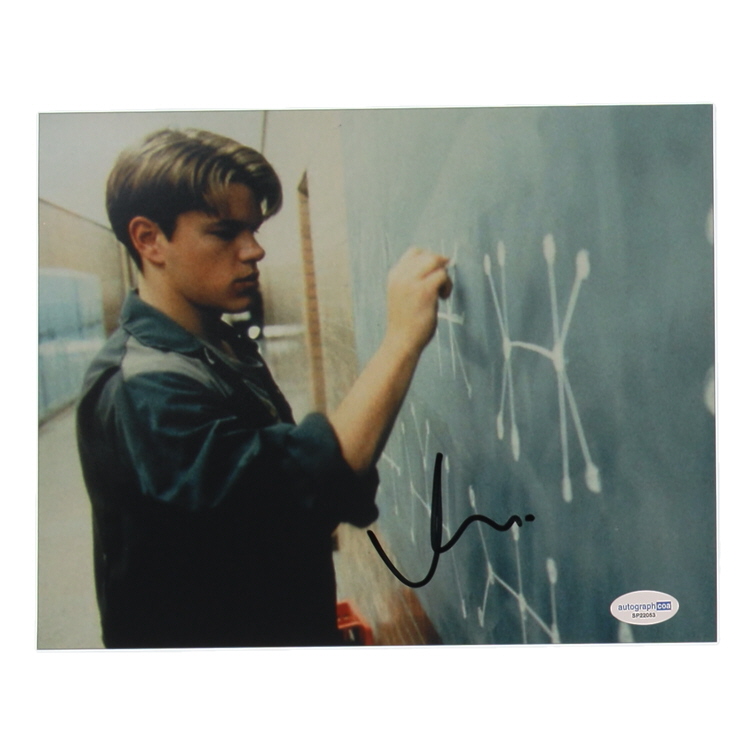 Matt Damon Signed "Good Will Hunting" 8x10 Photo (ACOA) at PristineAuction.com Matt Damon Signed "Good Will Hunting" 8x10 Photo (ACOA) at PristineAuction.com