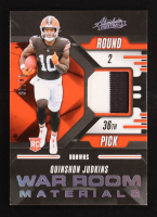 Quinshon Judkins 2025 Panini Absolute War Room Materials Holo Silver #WRM-QJS RC #24/49 at PristineAuction.com