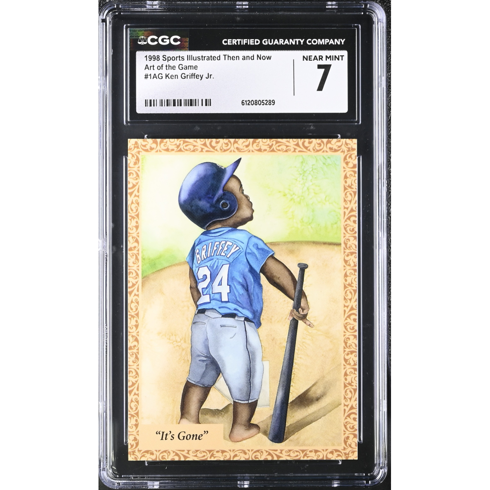 Ken Griffey Jr. 1998 Sports Illustrated Then And Now Art Of The Game #1AG (CGC 7) at PristineAuction.com