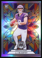 JJ McCarthy 2024 Panini Mosaic Stained Glass #23 RC at PristineAuction.com