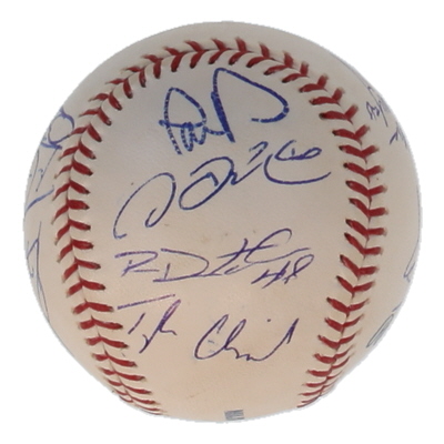 2012 Nationals OML Baseball Signed by (14) with Tyler Clippard, Tom Gorzelanny, Craig Stammen, Ryan Matthews (JSA) at PristineAuction.com 2012 Nationals OML Baseball Signed by (14) with Tyler Clippard, Tom Gorzelanny, Craig Stammen, Ryan Matthews (JSA) at PristineAuction.com