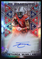 Tetairoa McMillan 2024 Bowman's Best University Elements of the Game Autographs #ETGTM RC #073/100 at PristineAuction.com