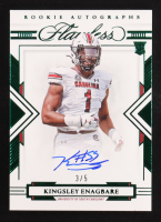 Kingsley Enagbare 2022 Panini Flawless Collegiate Rookie Autographs #113 RC #3/5 at PristineAuction.com