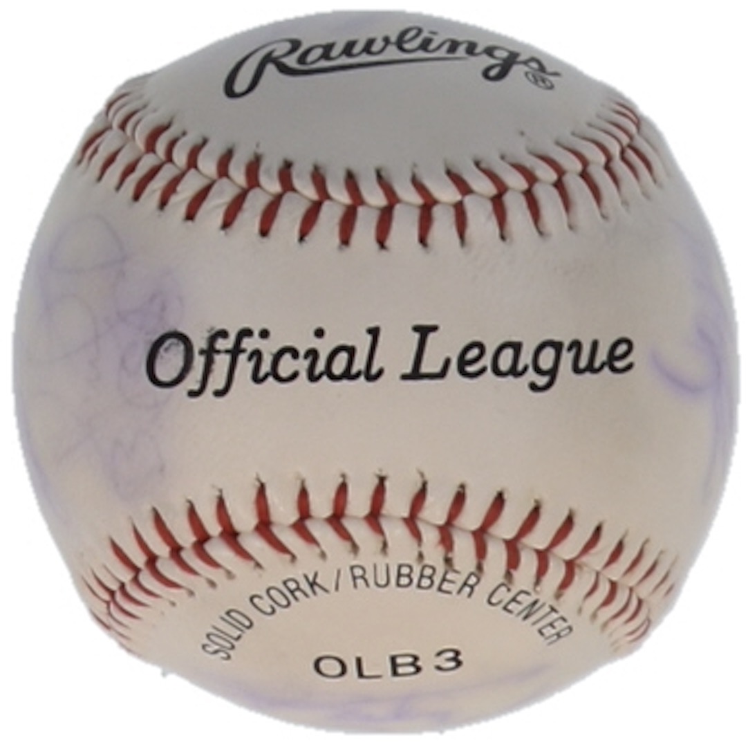 1997 Indians OL Baseball Signed by (11) with Omar Vizquel, John Smiley, Pat Borders, Kevin Seltzer (JSA) at PristineAuction.com 1997 Indians OL Baseball Signed by (11) with Omar Vizquel, John Smiley, Pat Borders, Kevin Seltzer (JSA) at PristineAuction.com