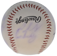 1997 Indians OL Baseball Signed by (11) with Omar Vizquel, John Smiley, Pat Borders, Kevin Seltzer (JSA) at PristineAuction.com