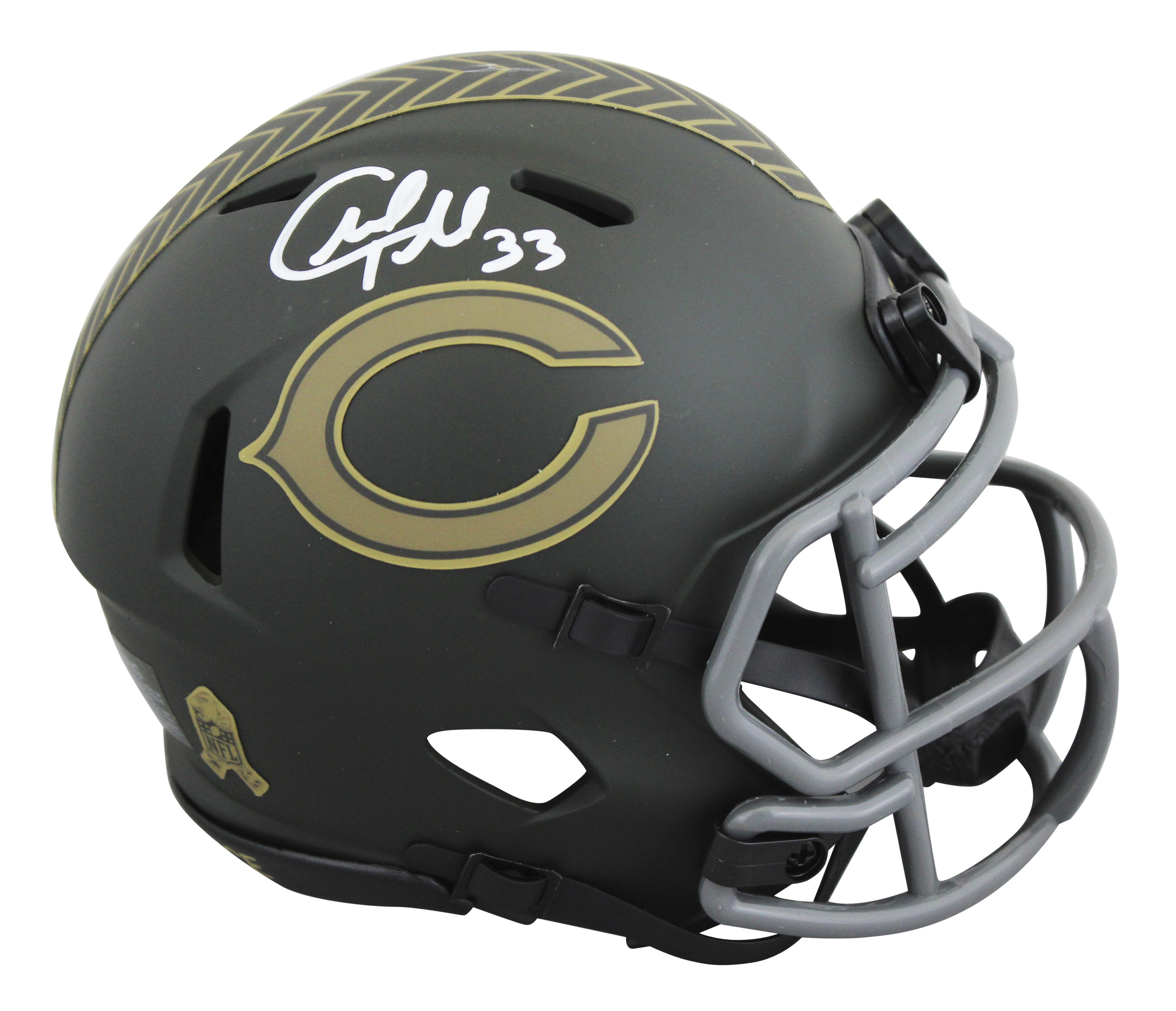 Charles Tillman Signed Bears Salute To Service Alternate Speed Mini Helmet (JSA) at PristineAuction.com Charles Tillman Signed Bears Salute To Service Alternate Speed Mini Helmet (JSA) at PristineAuction.com