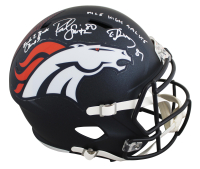 Rod Smith & Ed McCaffrey Signed Broncos Full-Size Speed Helmet Inscribed "Back 2 Back Champs" & "Mile High Salute" (Beckett) at PristineAuction.com