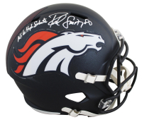 Rod Smith Signed Broncos Full-Size Speed Helmet Inscribed "Mile High Salute" (Beckett) at PristineAuction.com