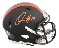 Quinshon Judkins Signed Browns Speed Mini Helmet (Beckett) at PristineAuction.com