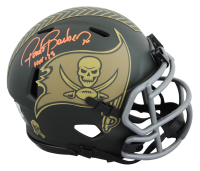 Ronde Barber Signed Buccaneers Salute To Service Alternate Speed Mini Helmet Inscribed "HOF 23" (Beckett) at PristineAuction.com
