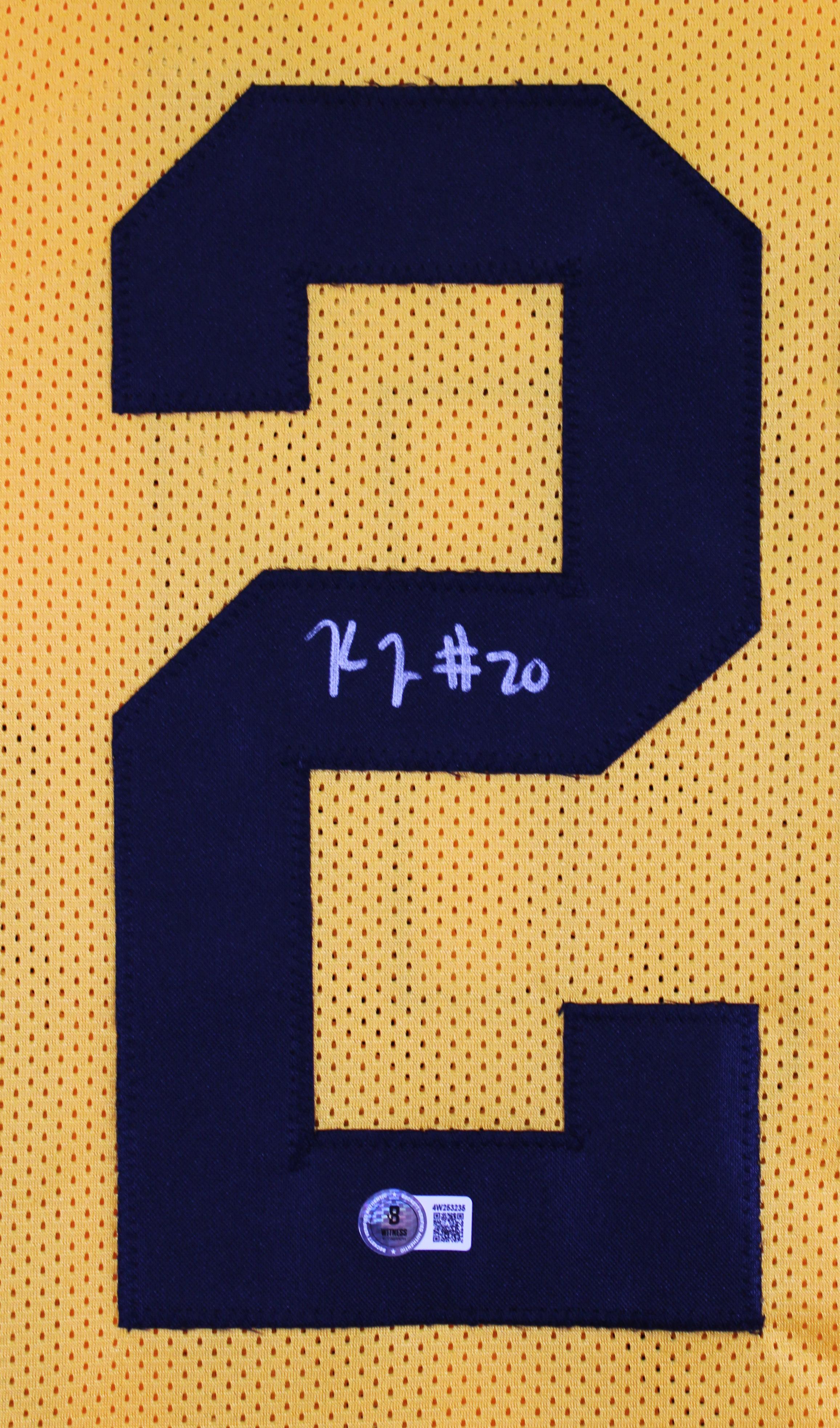 Kaleb Johnson Signed Jersey (Beckett) at PristineAuction.com Kaleb Johnson Signed Jersey (Beckett) at PristineAuction.com