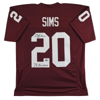 Billy Sims Signed Jersey Inscribed "78 Heisman" (Beckett) at PristineAuction.com