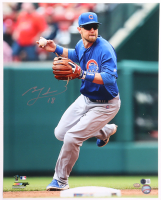 Ben Zobrist Signed Cubs 16x20 Photo (Beckett & Zobrist) at PristineAuction.com