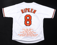 Cal Ripken Jr. Signed Career Highlight Stat Jersey (JSA) at PristineAuction.com