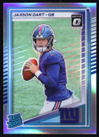Jaxson Dart 2025 Donruss Optic Rated Rookies Preview Holo #400 RC at PristineAuction.com