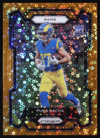 Puka Nacua 2023 Panini Prizm Prizms Orange Disco #357 RC at PristineAuction.com
