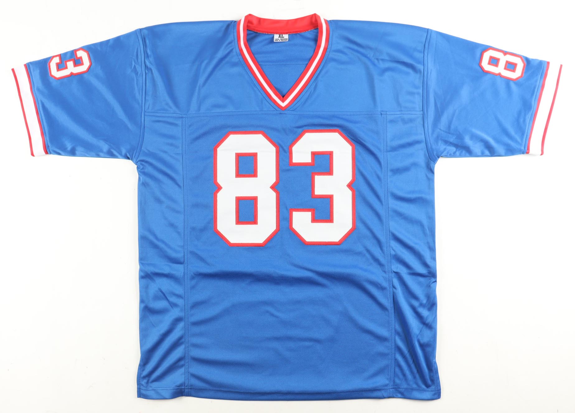 Andre Reed Signed Career Highlight Stat Jersey (JSA) at PristineAuction.com Andre Reed Signed Career Highlight Stat Jersey (JSA) at PristineAuction.com