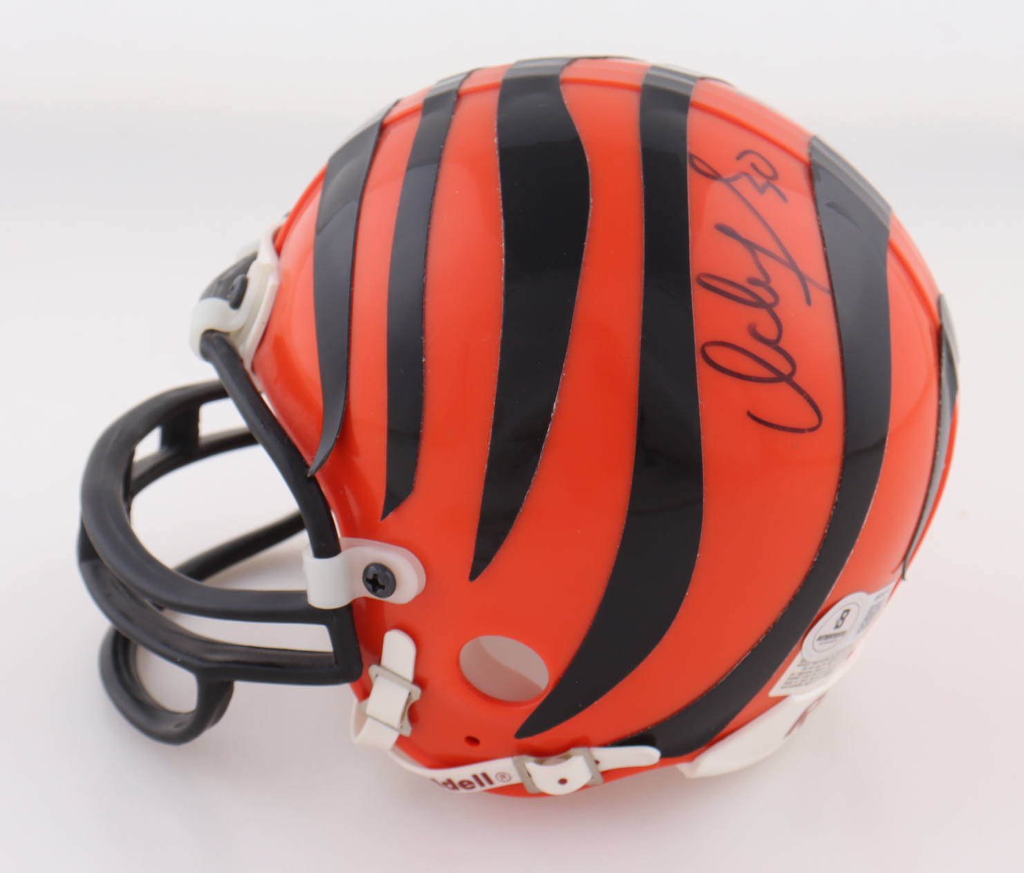 Ickey Woods Signed Bengals Mini Helmet Inscribed "The Ickey Shuffle" (Beckett) at PristineAuction.com Ickey Woods Signed Bengals Mini Helmet Inscribed "The Ickey Shuffle" (Beckett) at PristineAuction.com