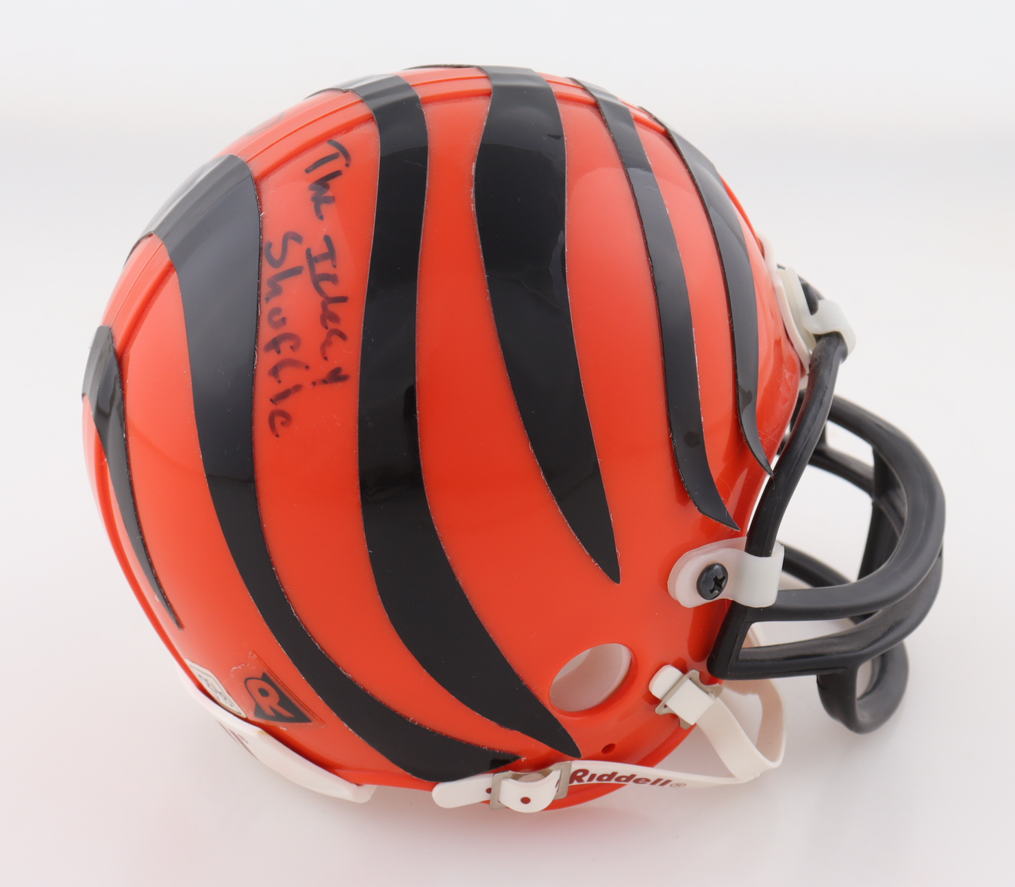 Ickey Woods Signed Bengals Mini Helmet Inscribed "The Ickey Shuffle" (Beckett) at PristineAuction.com Ickey Woods Signed Bengals Mini Helmet Inscribed "The Ickey Shuffle" (Beckett) at PristineAuction.com