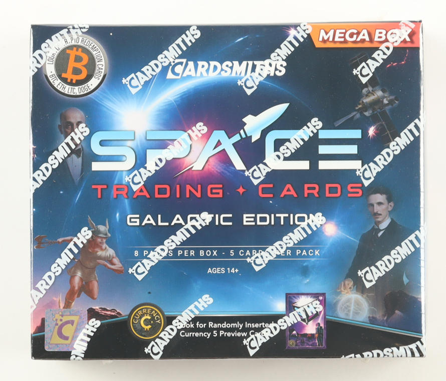 2025 Cardsmiths Currency The Space: Galactic Edition Mega Box at PristineAuction.com 2025 Cardsmiths Currency The Space: Galactic Edition Mega Box at PristineAuction.com