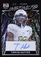 Travis Hunter 2023 Pro Set Pure Pure Instincts Holo Sparkle Silver #PITH1 RC #2/5 at PristineAuction.com