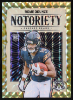 Rome Odunze 2024 Panini Mosaic Notoriety Mosaic Reactive Yellow #24 RC #82/89 at PristineAuction.com
