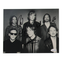 Cage the Elephant | 8x10 Photo Band-Signed by (6) with Matt Schultz, Brad Schultz, Nick Bockrath (ACOA) at PristineAuction.com