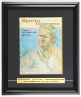 Custom Framed June 1963 Vintage Jack Nicklaus "Sports Illustrated" Full Magazine Display with Stat Plaque at PristineAuction.com