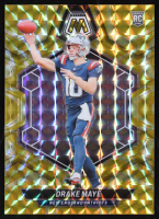 Drake Maye 2024 Panini Mosaic Mosaic Reactive Yellow #303 RC at PristineAuction.com