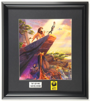"The Lion King" Thomas Kinkade Custom Framed Art Print Display With China Release Pin at PristineAuction.com