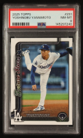 Yoshinobu Yamamoto 2025 Topps #231 (PSA 8) at PristineAuction.com