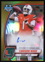 Cameron Ward 2024 Bowman Chrome University Prospect Autographs Gold Refractors #PACWA RC #06/50 at PristineAuction.com