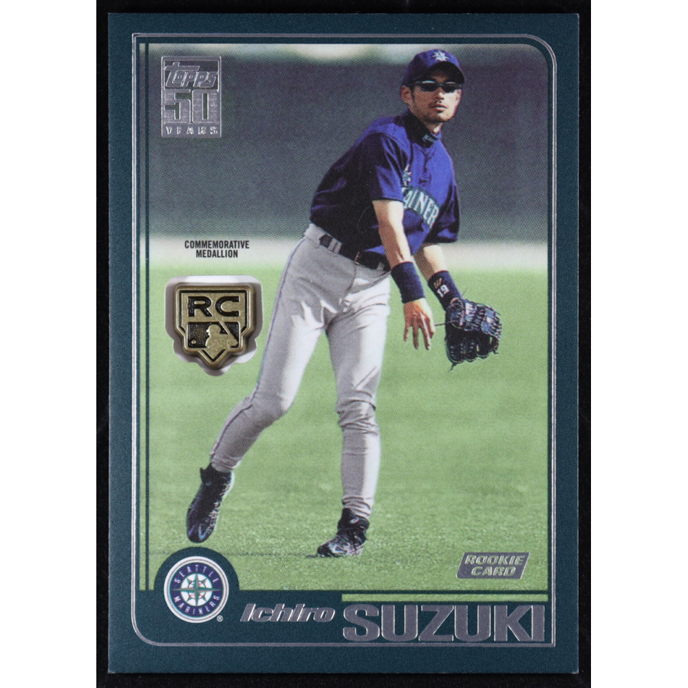 Ichiro Suzuki 2020 Topps Rookie Card Retrospective RC Logo Medallions #RCRIS at PristineAuction.com