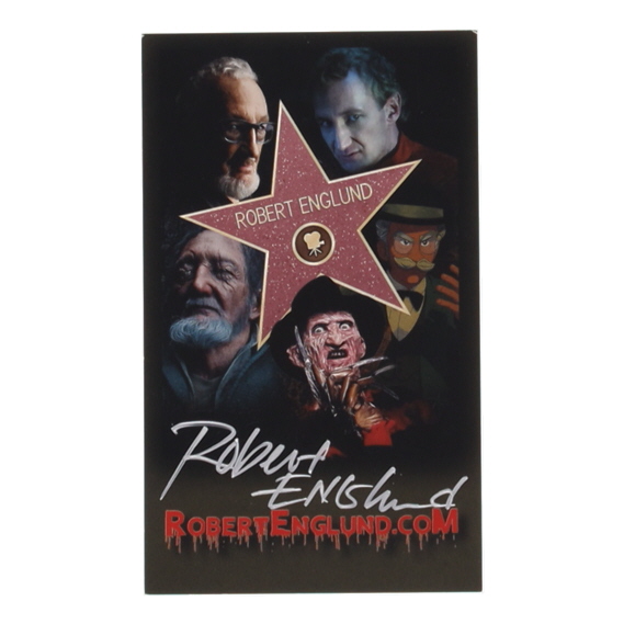 Robert Englund Signed 4x6 Hollywood Blvd Postcard (Beckett) at PristineAuction.com Robert Englund Signed 4x6 Hollywood Blvd Postcard (Beckett) at PristineAuction.com