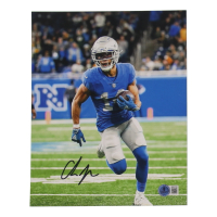 Amon-Ra St. Brown Signed Lions 8x10 Photo (Beckett) at PristineAuction.com