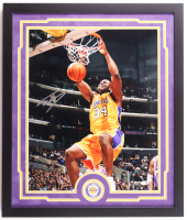 Shaquille O'Neal Signed Lakers Custom Framed Photo (JSA) at PristineAuction.com