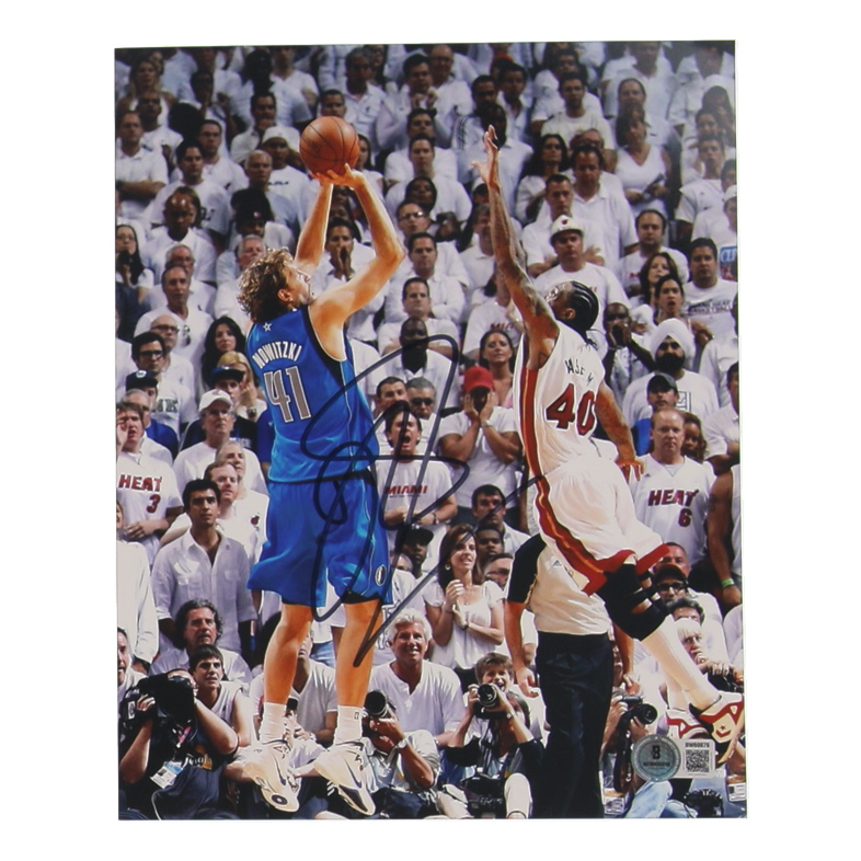 Dirk Nowitzki Signed Mavericks 8x10 Photo (Beckett) at PristineAuction.com Dirk Nowitzki Signed Mavericks 8x10 Photo (Beckett) at PristineAuction.com