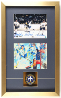 Gilbert Perreault, Rick Martin & Rene Robert Signed Custom Framed Sabres "French Connection" Photo Display with French Connection Hockey Puck (PSA) at PristineAuction.com